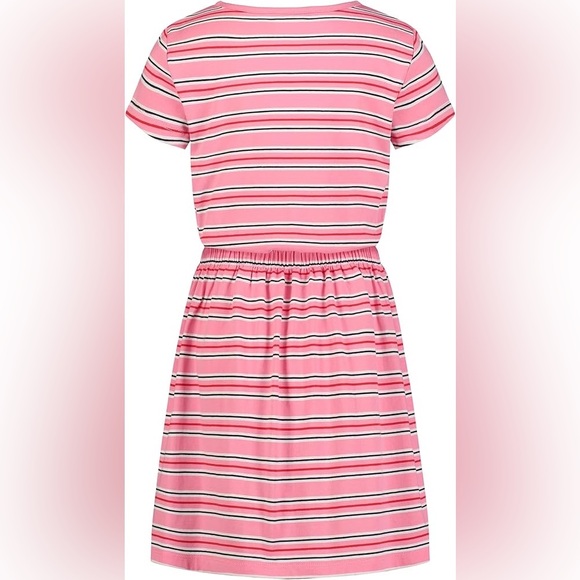 NWT|| TOMMY HILFIGER Big Girls Striped Cinched T-shirt Dress in size: 10/12 - Picture 2 of 3